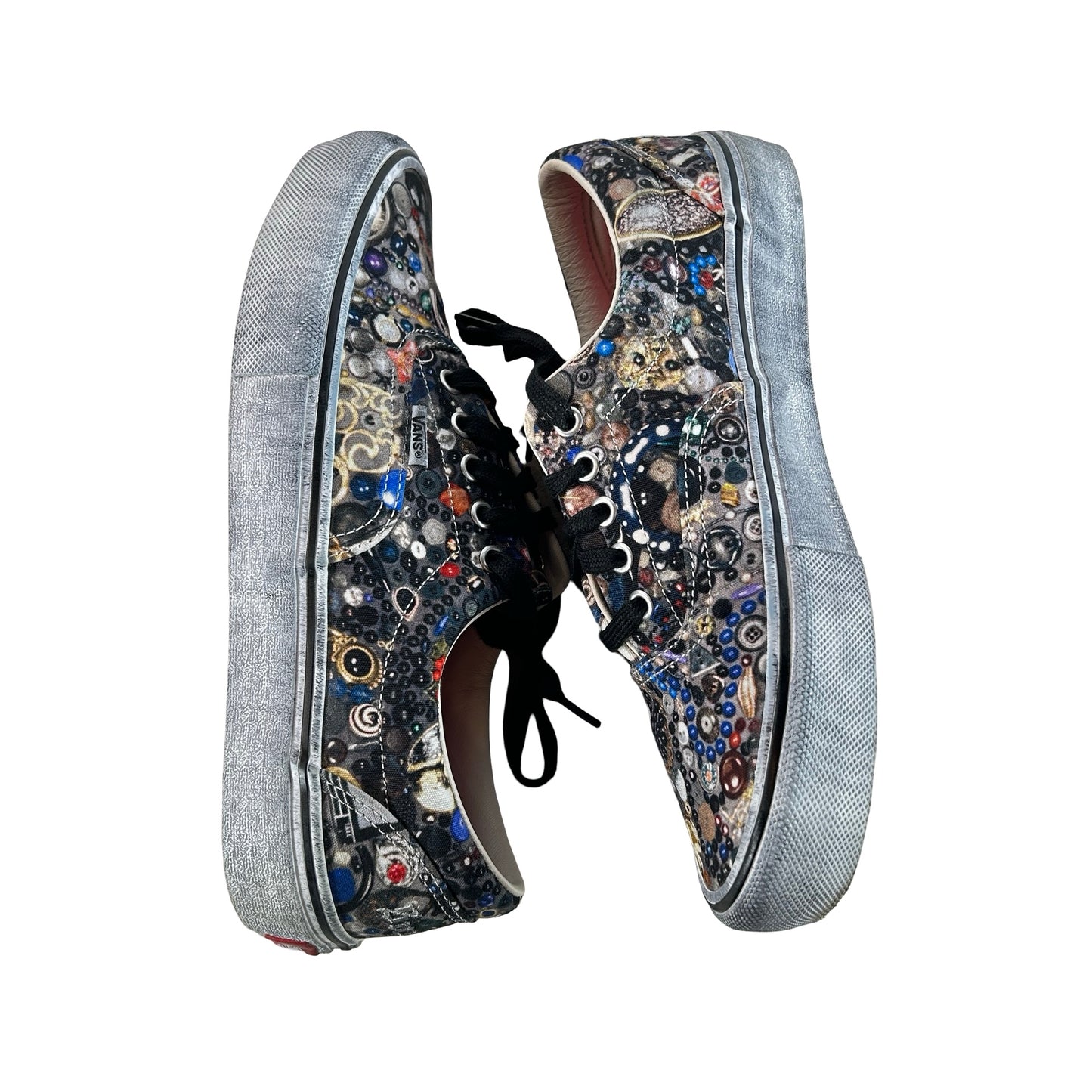 VN00110ABLU Vans Era Supreme x Mike Kelley Grey [USED] - 9 M (Used)