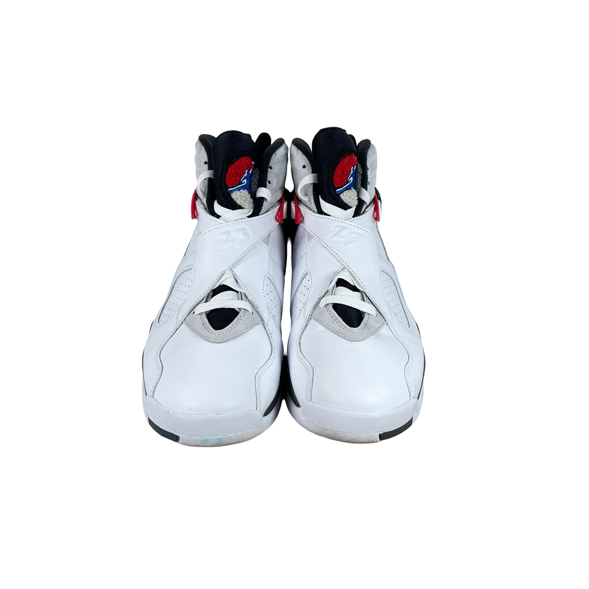 305381 100 Jordan 8 Retro White True Red (2025) [USED] - 11 M (Used3)