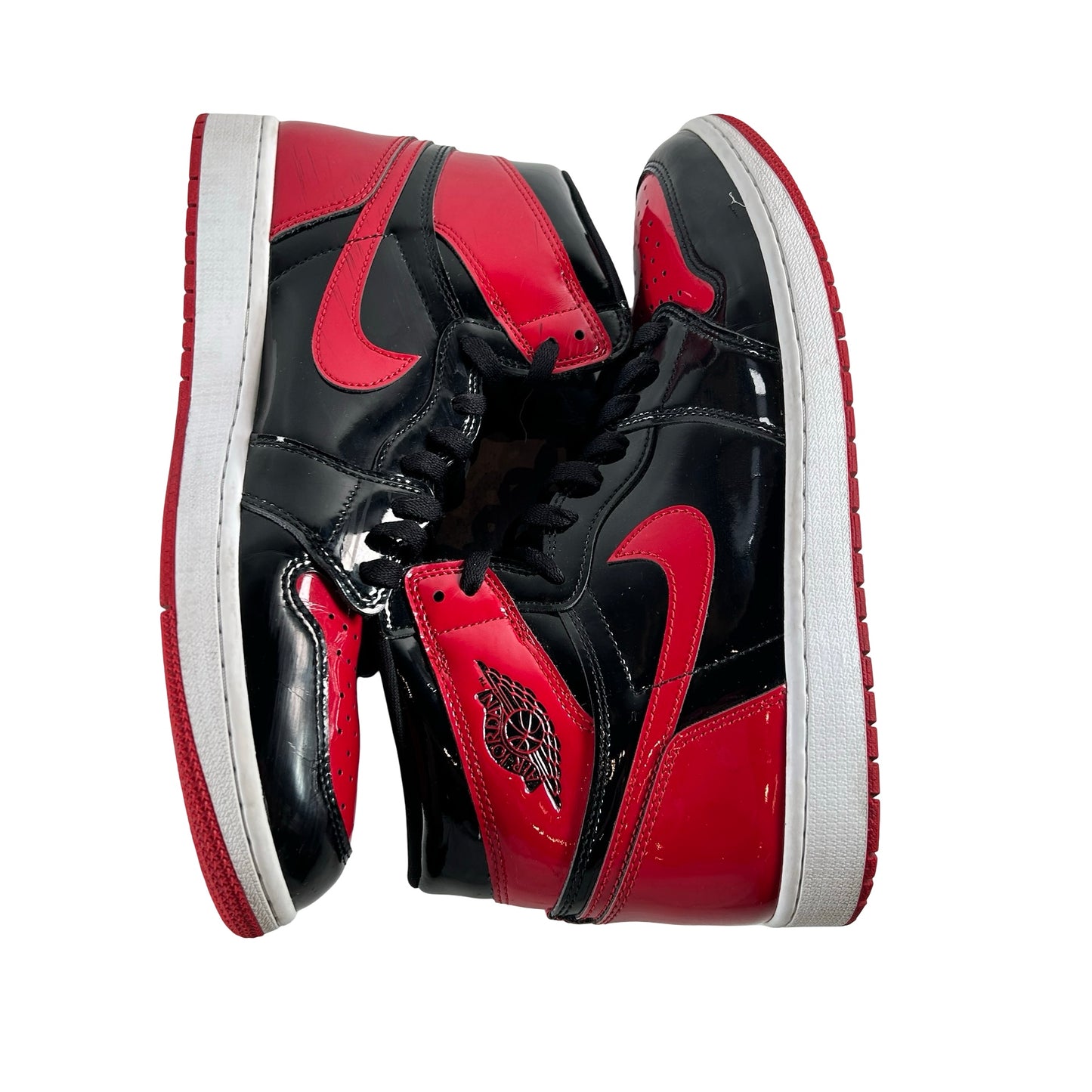 555088 063 Jordan 1 Retro High OG Patent Bred [USED] - 12 M (Used3) (No Box3)
