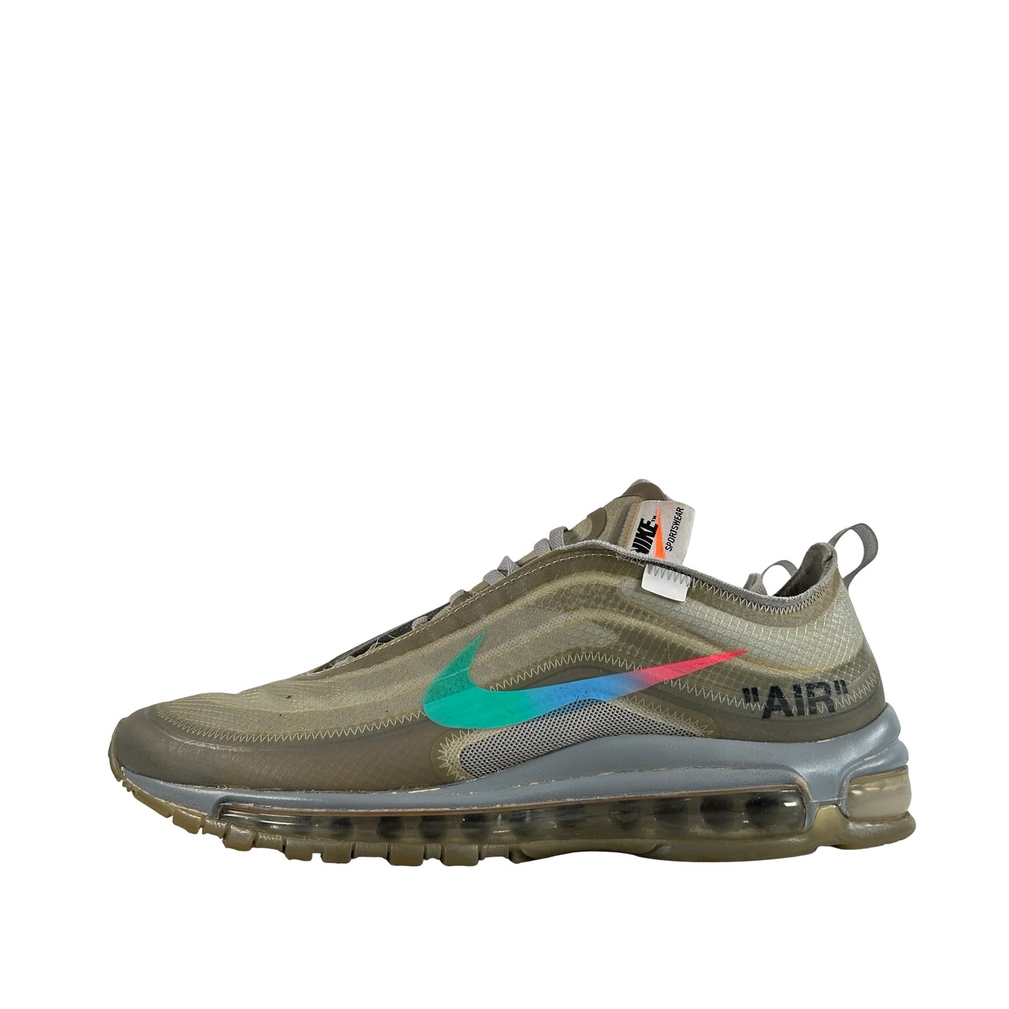 AJ4585 101 Nike Air Max 97 Off-White Menta [USED] - 9.5 M (Used) (Replace Box)