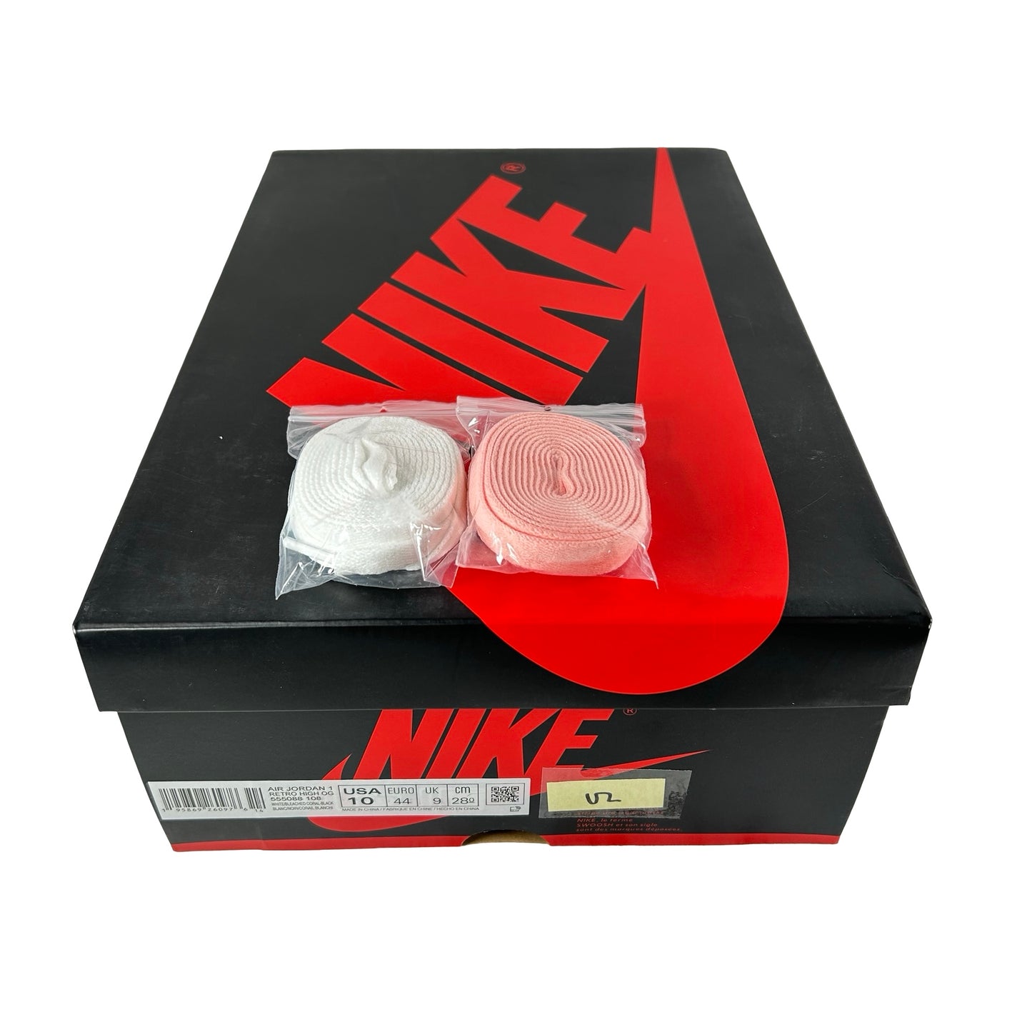555088 108 Jordan 1 Retro High OG Bleached Coral [USED] - 10 M (Used2)