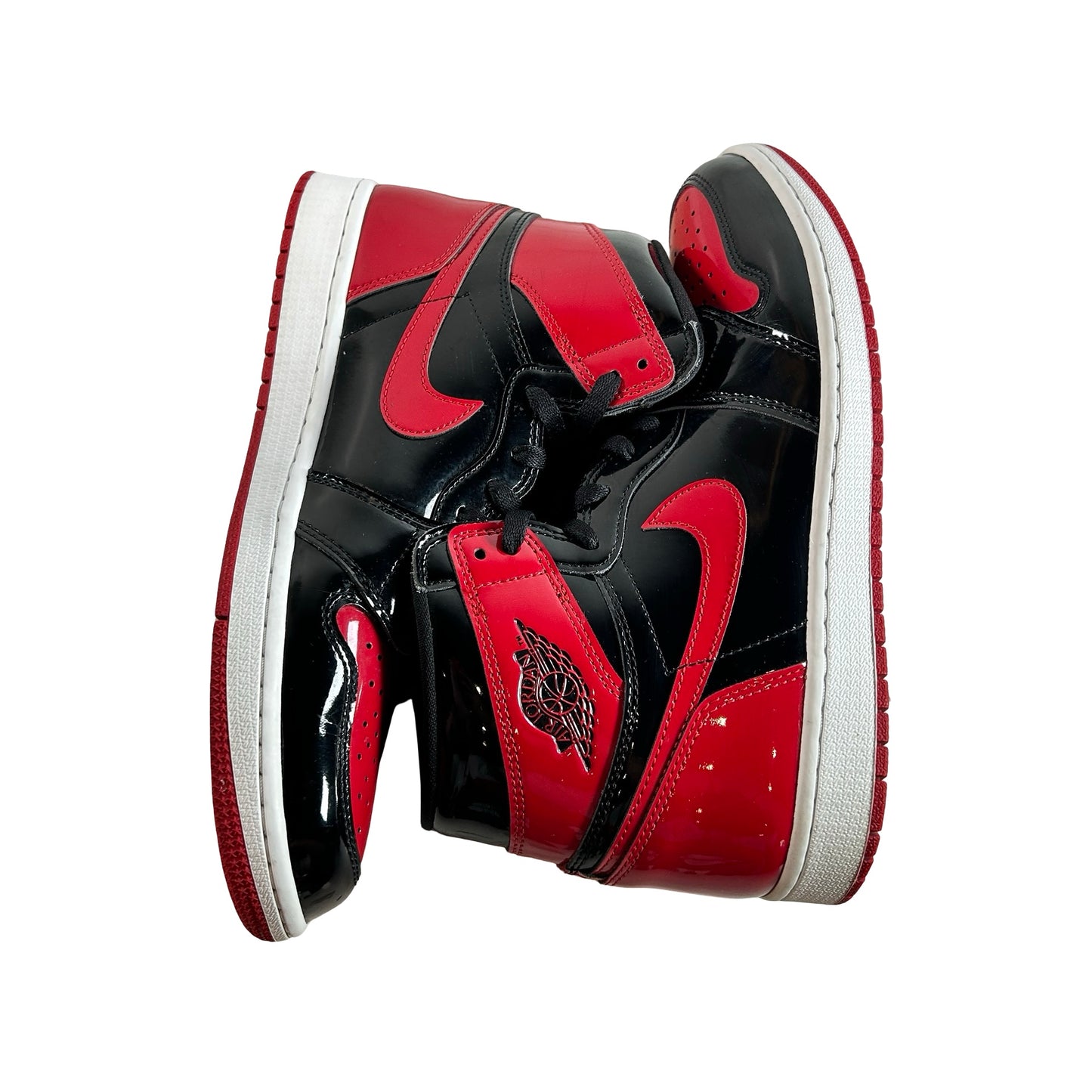 555088 063 Jordan 1 Retro High OG Patent Bred [USED] - 11 M (Used3) (No Box3)