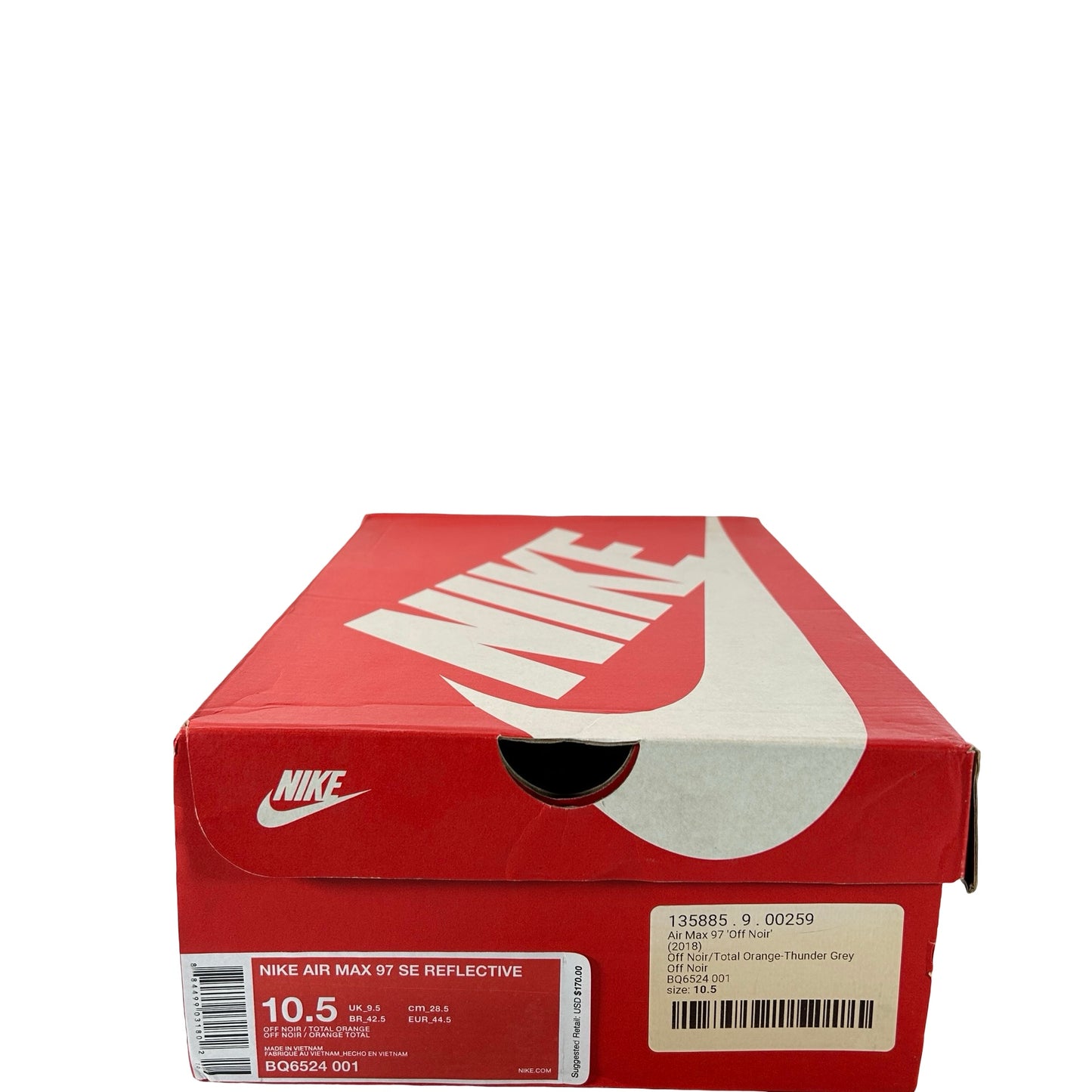 BQ6524 001 Nike Air Max 97 Safari Off Noir [USED] - 10.5 M (Used)