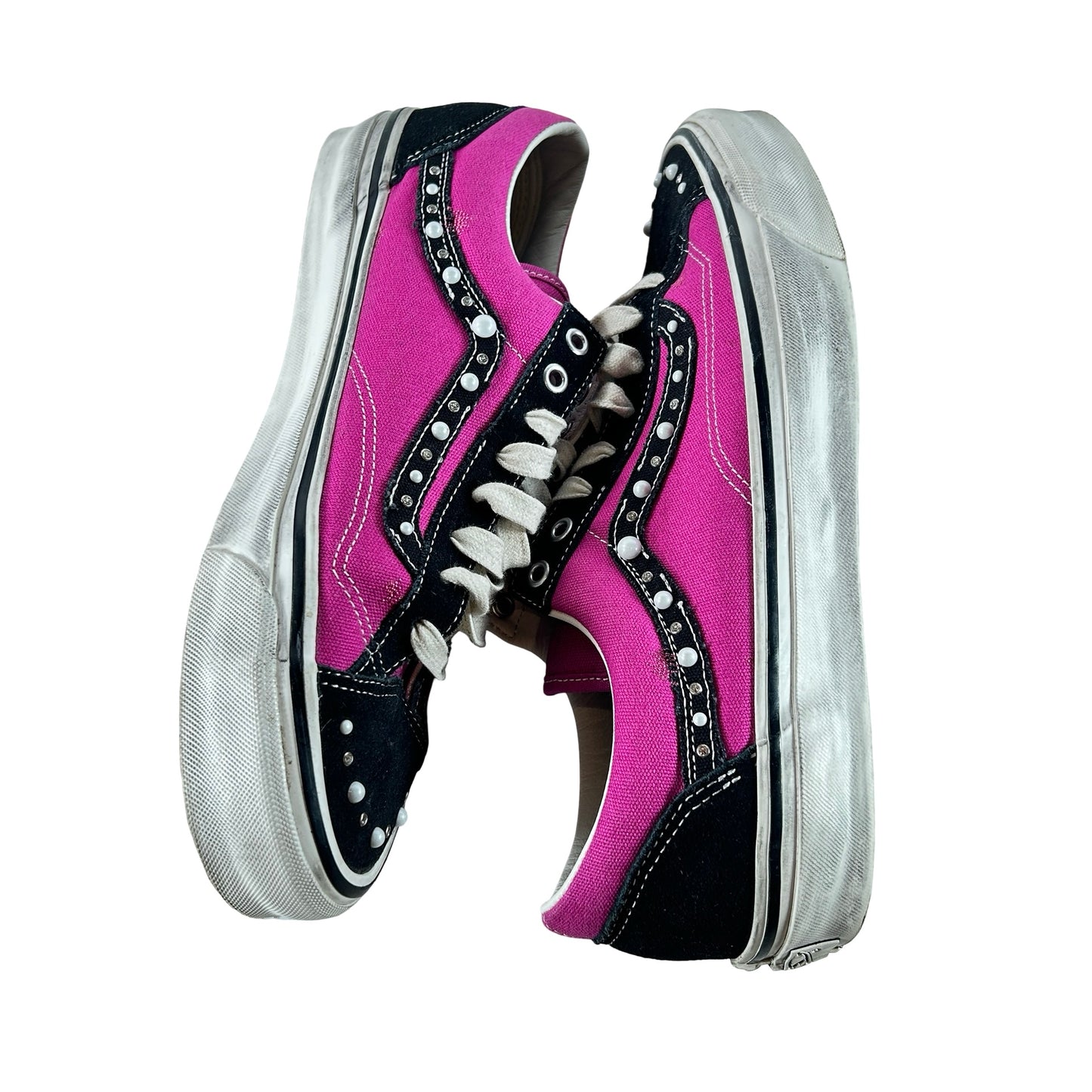 VN000E8VHLE Vans OTW Old Skool 36 Pearlized Pack Pink Black [USED] - 12 M (Used)