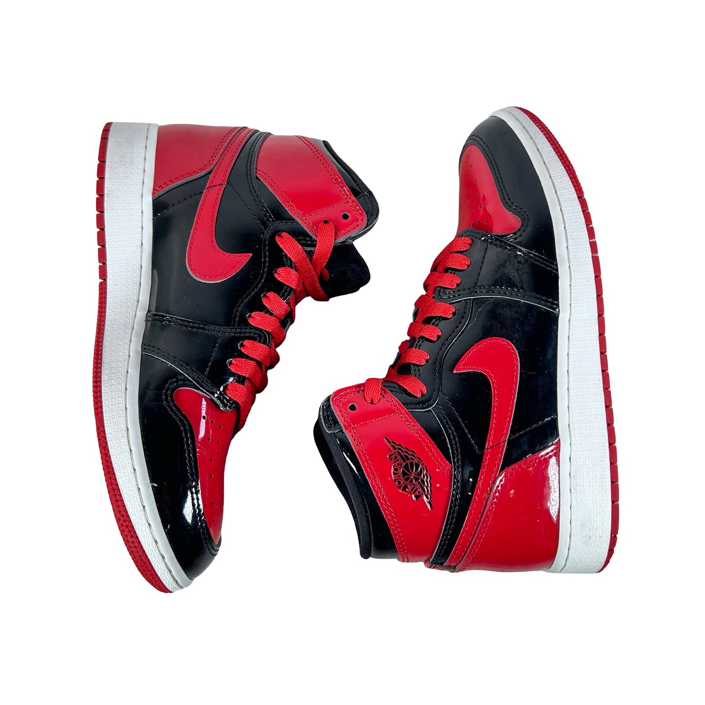 575441 063 Jordan 1 Retro High OG Patent Bred (GS) [USED] - 5.5 Y (Used3)