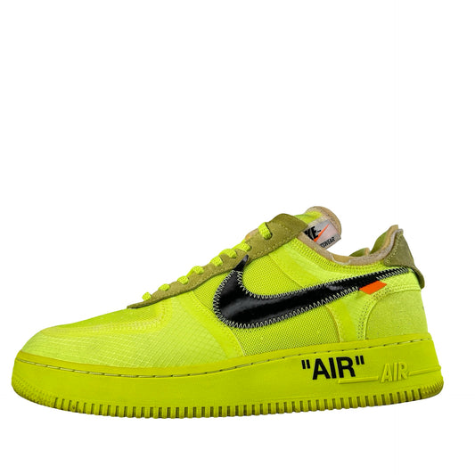 AO4606 700 Nike Air Force 1 Low Off-White Volt [USED] - 9 M (Used2)