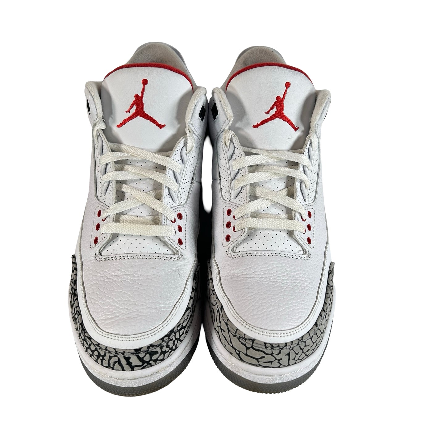 923096 101 Jordan 3 Retro Free Throw Line White Cement [USED] - 12 M (Used)