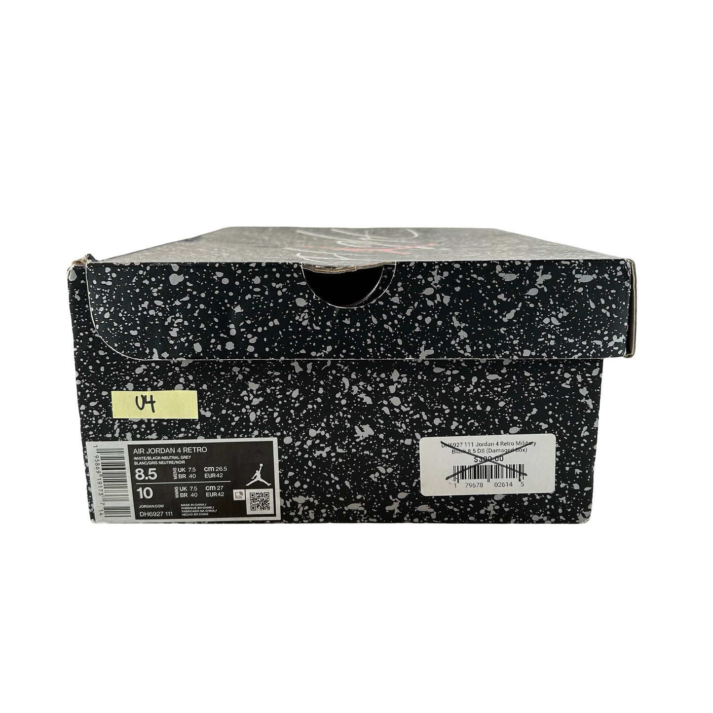 DH6927 111 Jordan 4 Retro Militar Negro