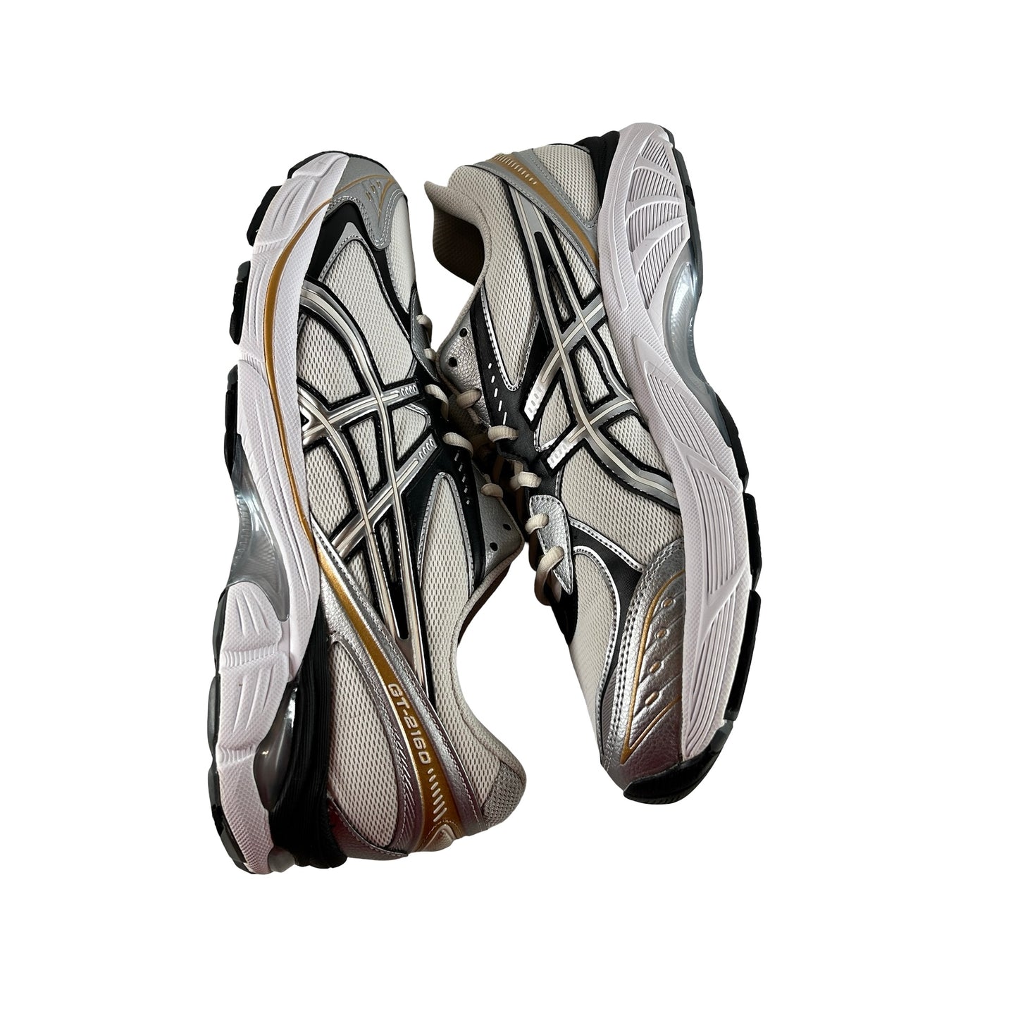 1203A320 100 ASICS GT-2160 Cream Pure Silver Gold [USED] - 13 M (Used2)