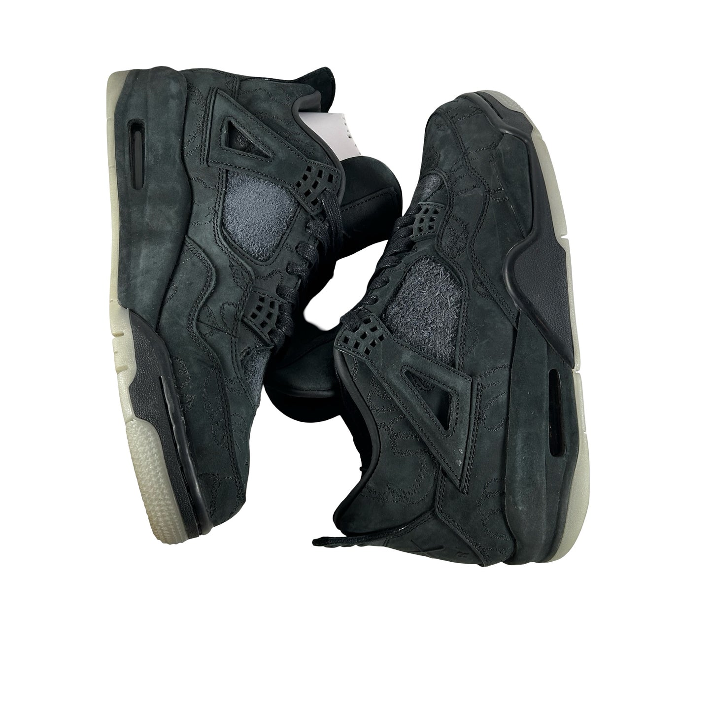 930155 001 Jordan 4 Kaws Black [USED] - 9.5 M (Used)