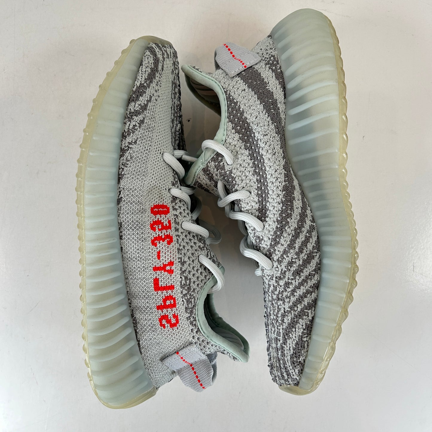 B37571 adidas Yeezy Boost 350 V2 Blue Tint (2017/2023) [USED] - 5 M (Used2)