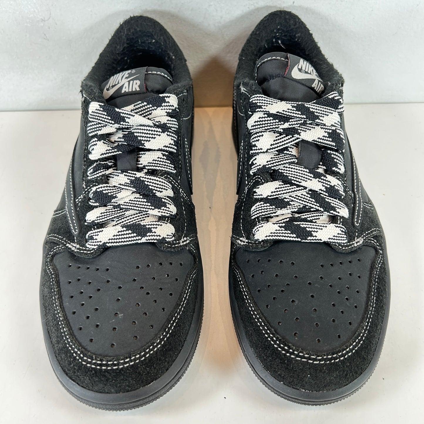 DM7866 001 Jordan 1 Retro Low OG Travis Scott Black Phantom [USED] - 7 M (Used)