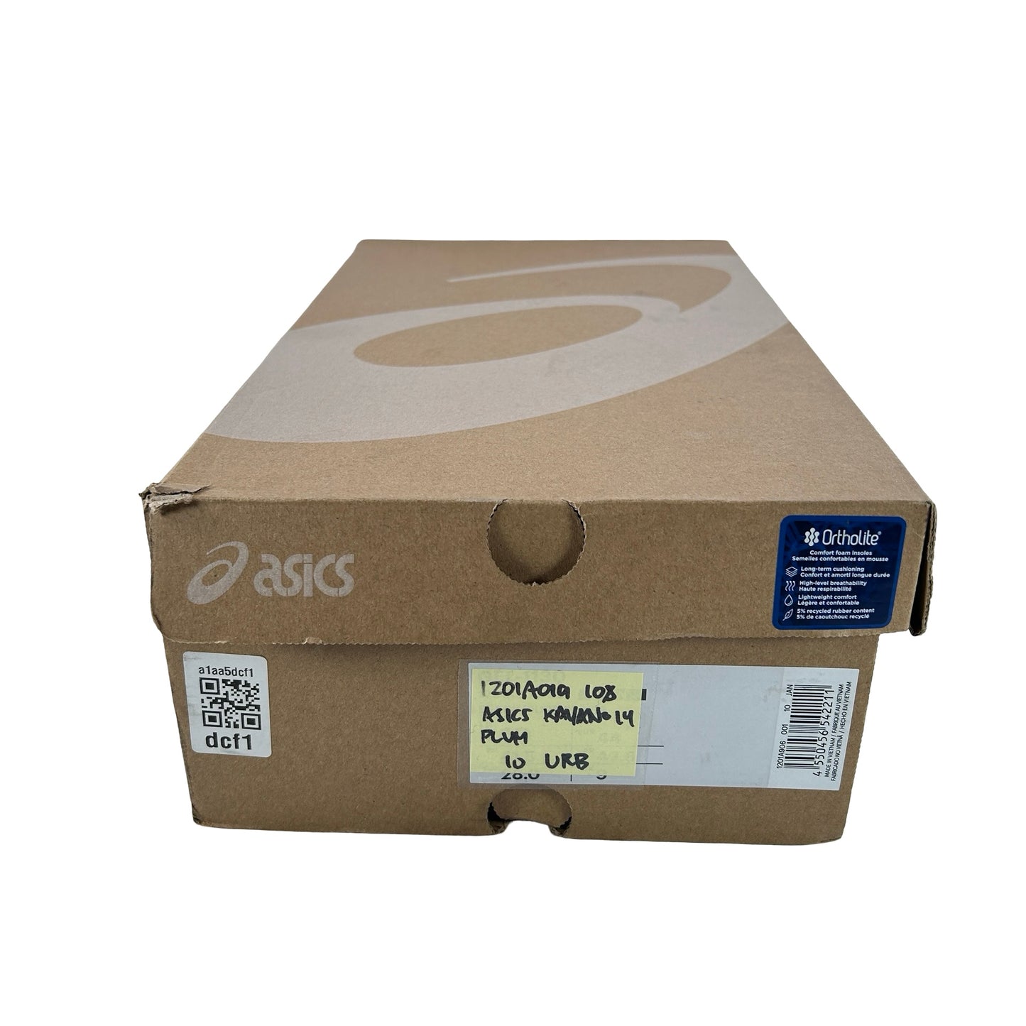 1201A019 108 ASICS Gel-Kayano 14 Cream Black Metallic Plum [USED] - 10 M (Used) (Replace Box)