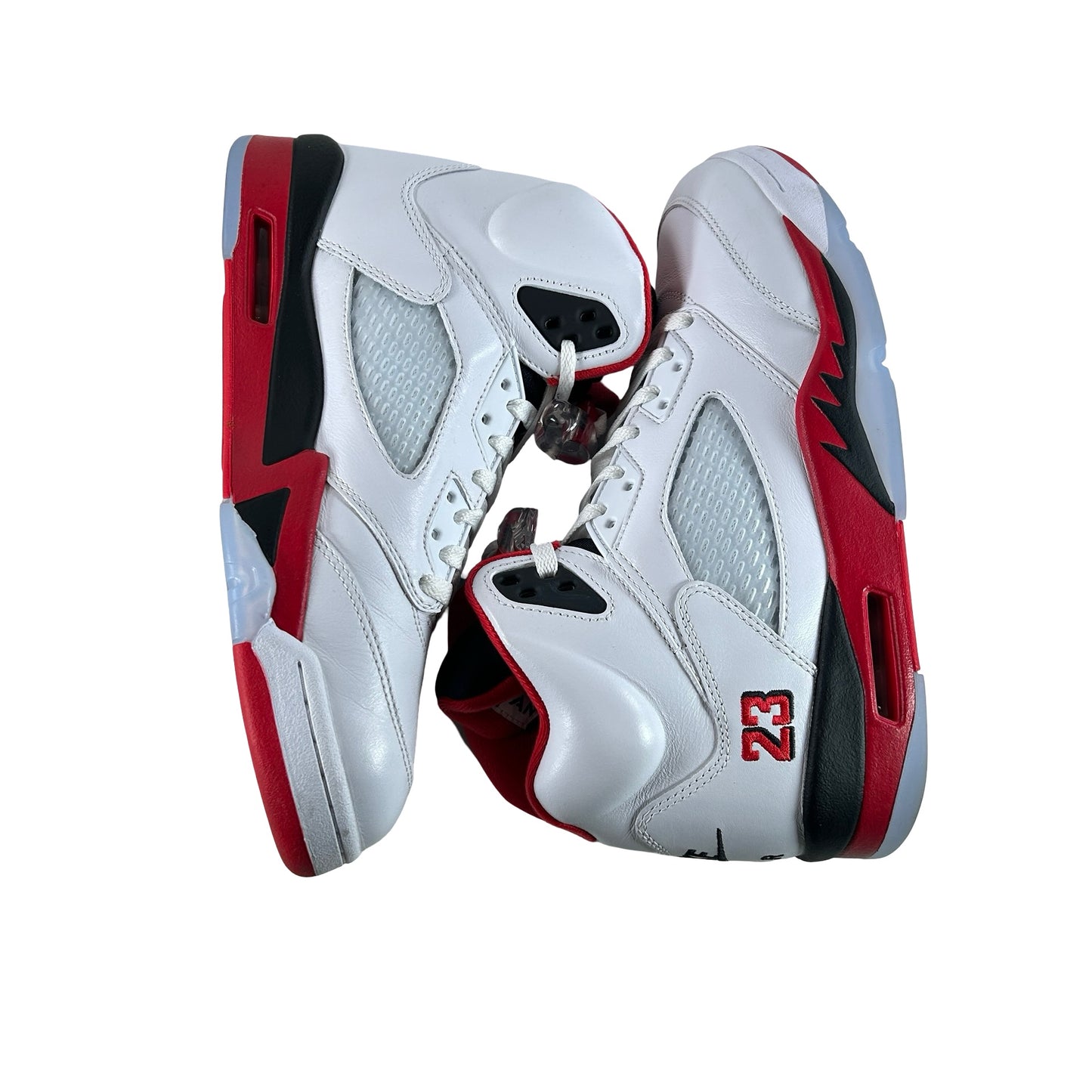 HQ7978 101 Jordan 5 Retro Fire Red Black Tongue (2025) [USED] - 10 M (Used)