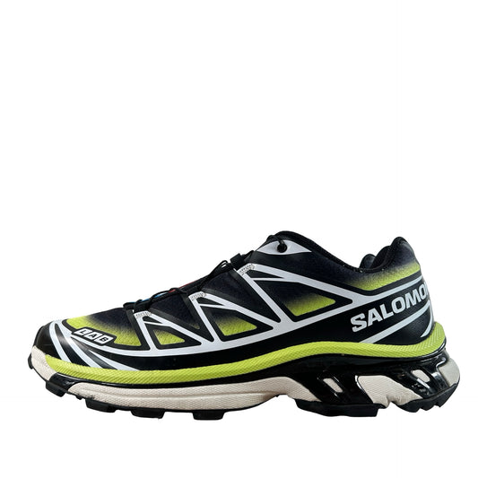 L47977400 Salomon XT-6 Skyline Black Sharp Green [USED] - 9.5 M (Used) (Replace Box)