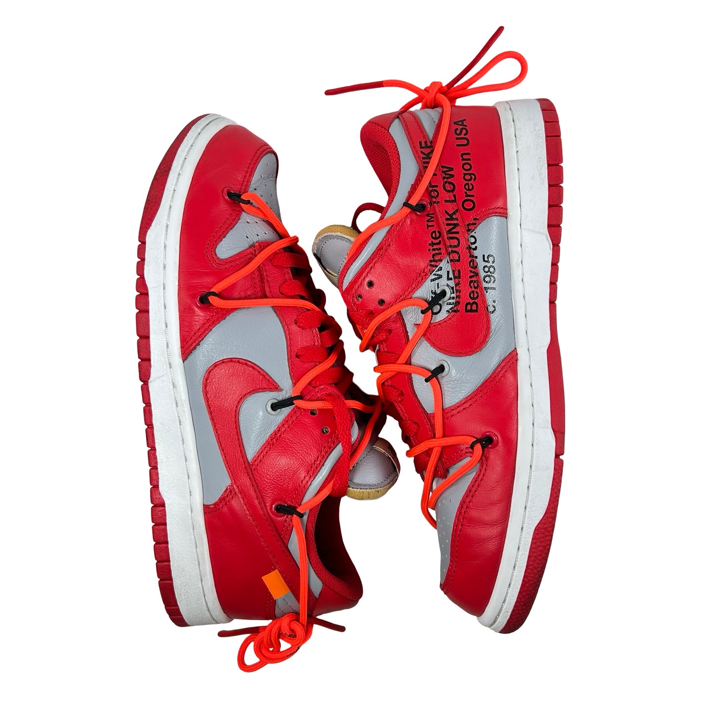 CT0856 600 Dunk Low Off-White Red [USED] - 7 M (Used2)