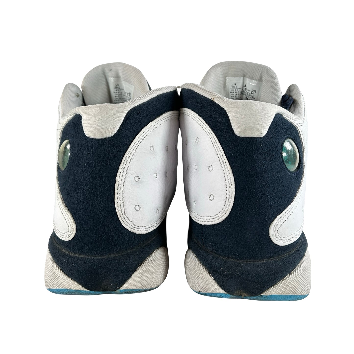 414571 144 Jordan 13 Retro Obsidian Powder Blue White [USED] - 10.5 M (Used)