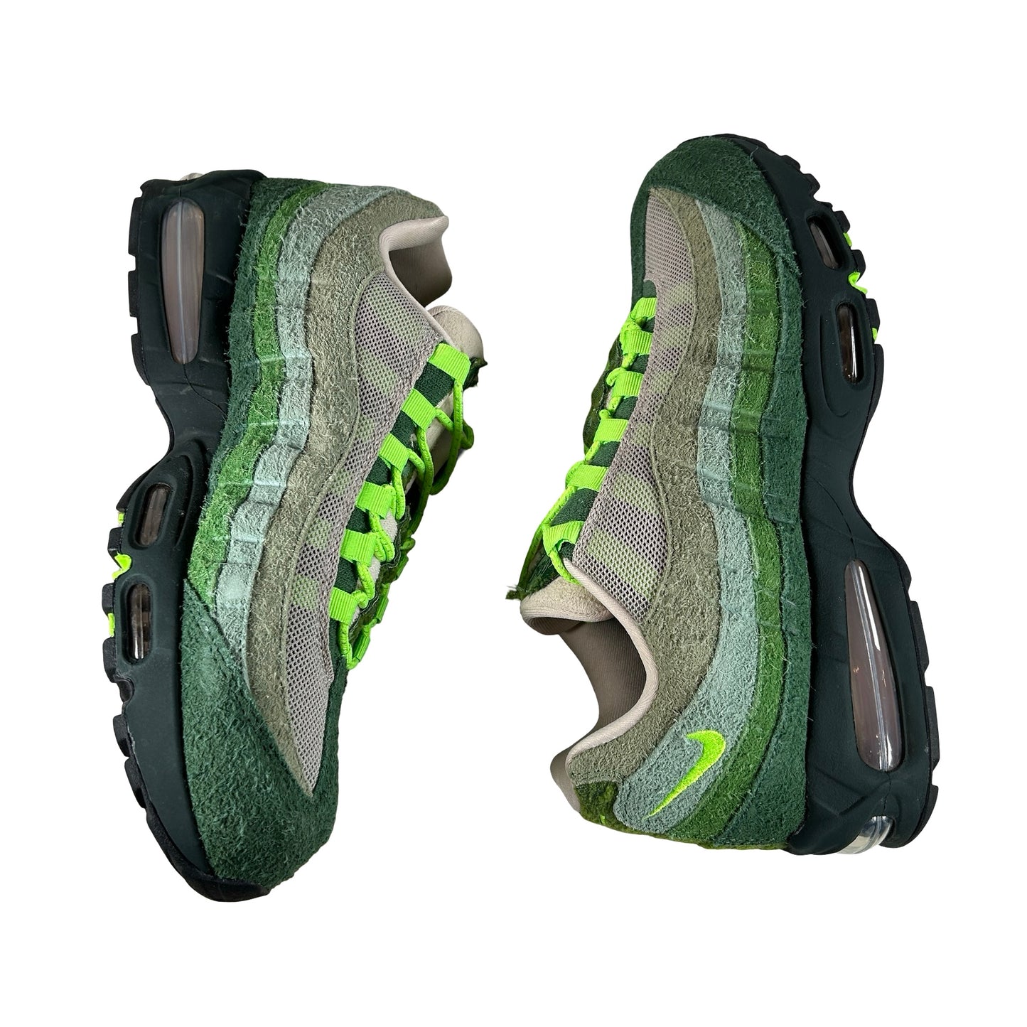IQ3986 300 Nike Air Max 95 Big Bubble Ducks of a Feather Oregon Ducks The Woods [USED] - 12 M (Used)