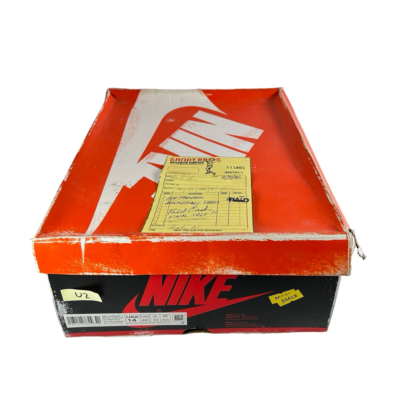 DZ5485 612 Jordan 1 Retro High OG Chicago Lost And Found [USED] - 14 M (Used2)