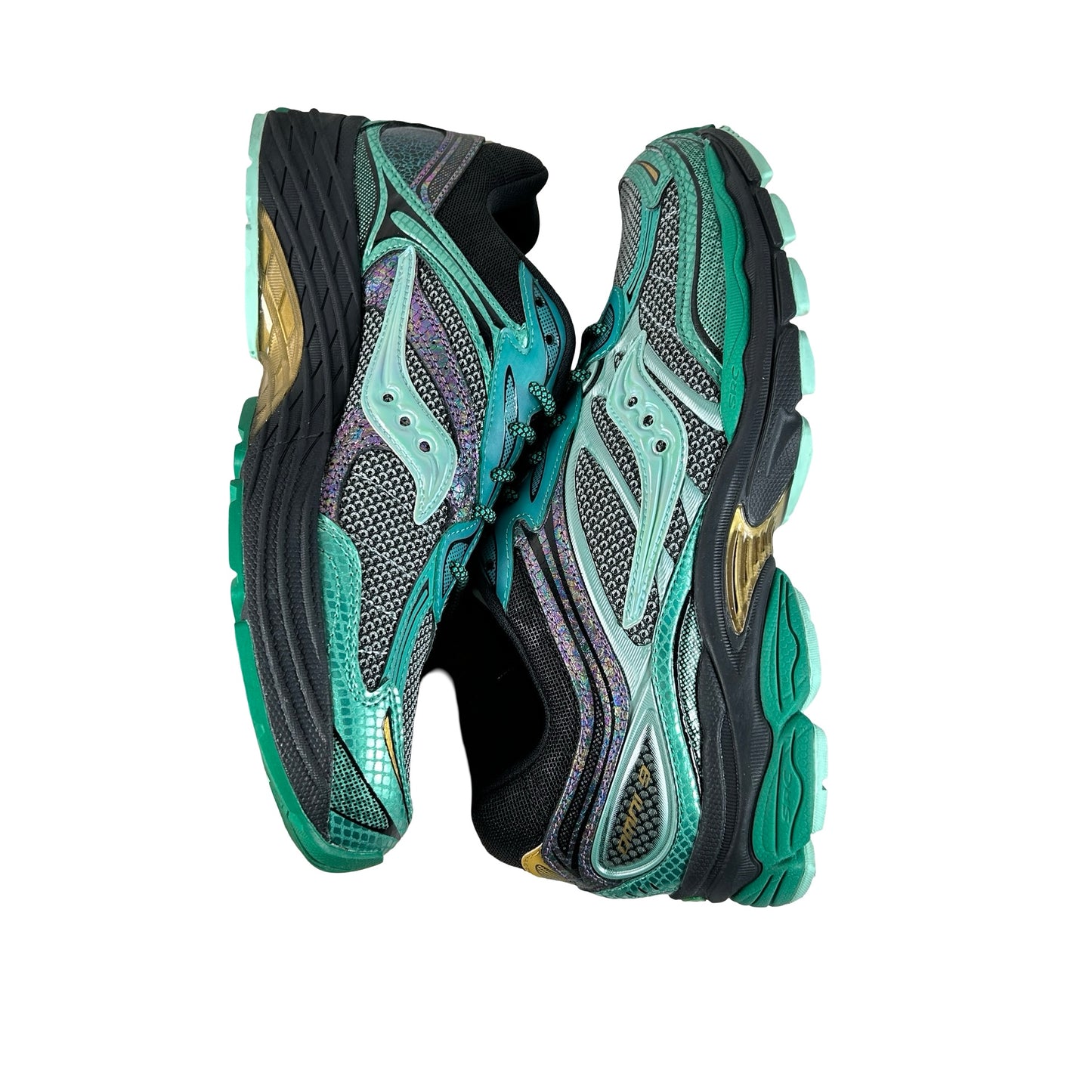 S70934 2 Saucony ProGrid Omni 9 Glowaconstrictor Green [USED] - 9 M (Used) (No Box) (No Insoles)