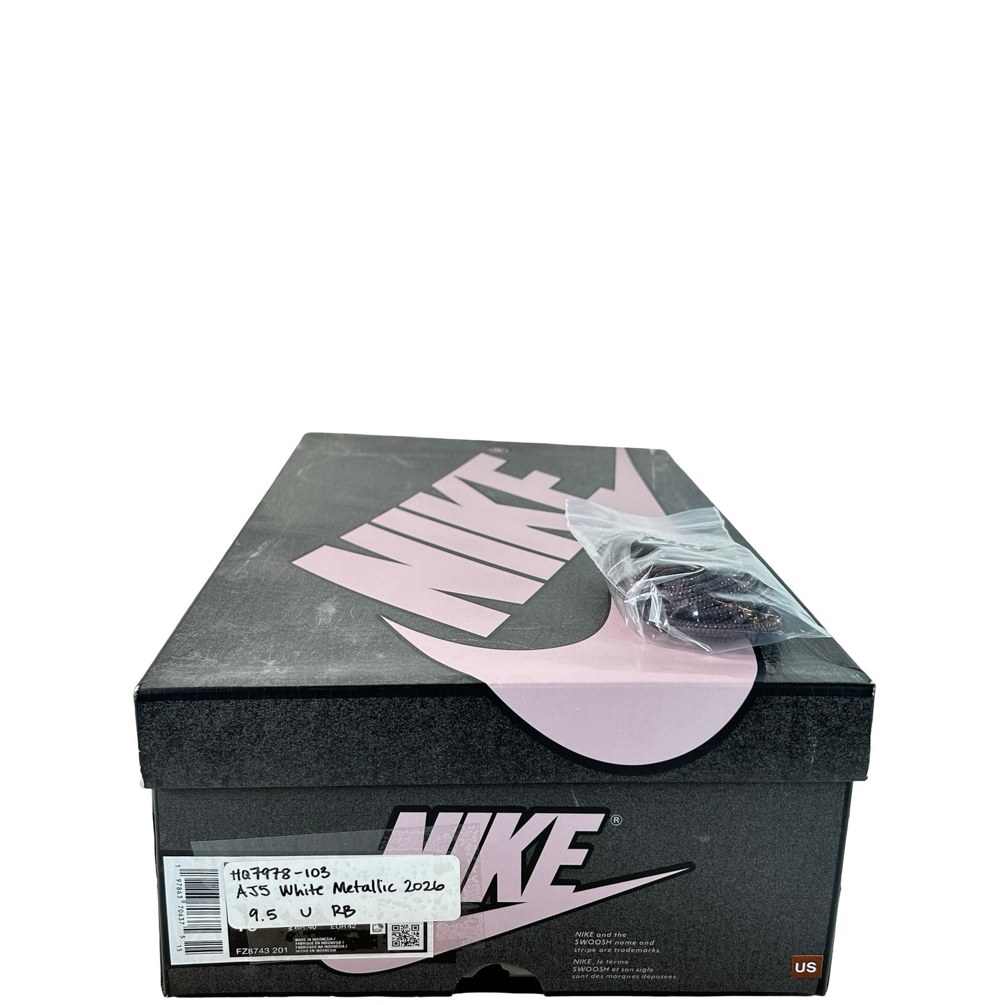 HQ7978 103 Jordan 5 Retro White Metallic (2026) [USED] - 9.5 M (Used) (Replace Box)