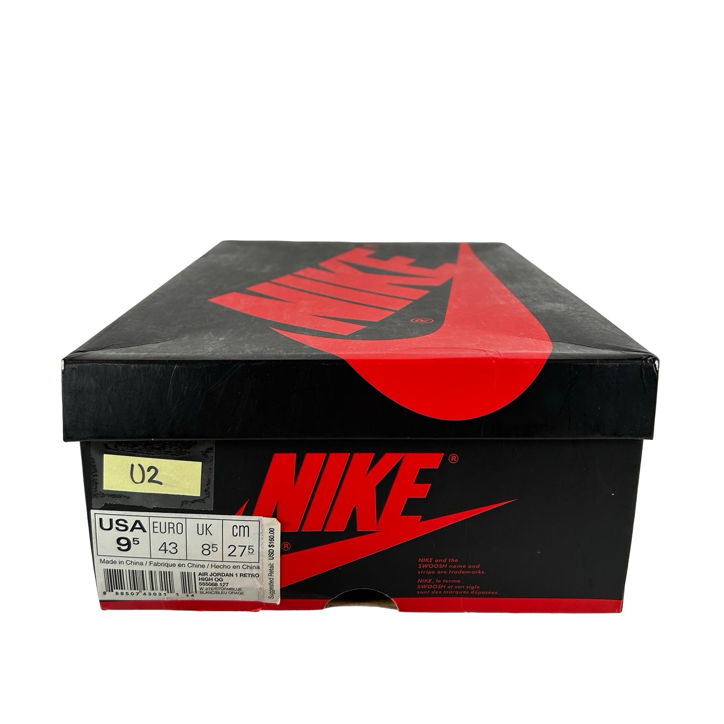 555088 127 Jordan 1 Retro Storm Blue [USED] - 9.5 M (Used2)