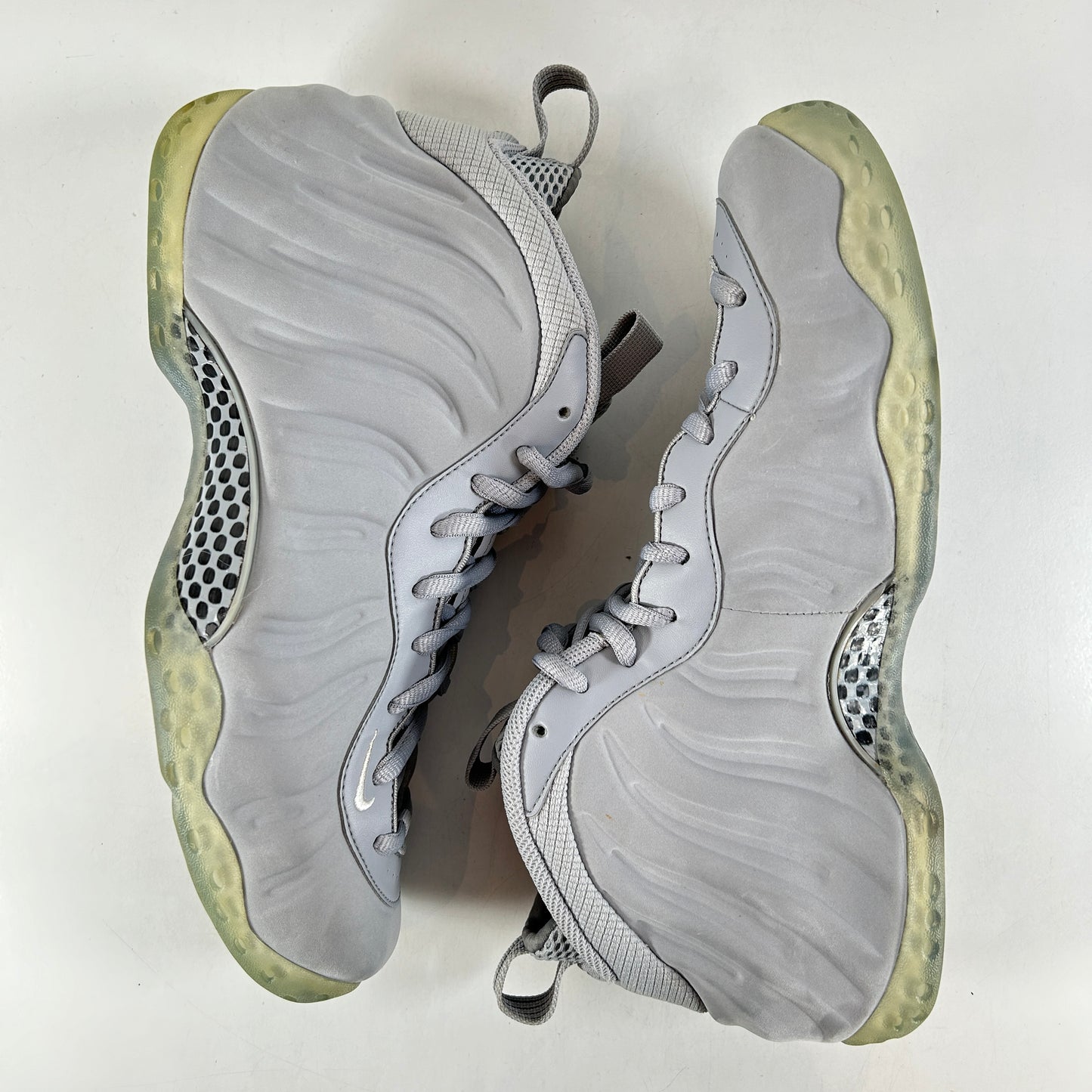 575420 007 Nike Air Foamposite One Wolf Grey Suede [USED] - 10.5 M (VNDS) (Replace Box)