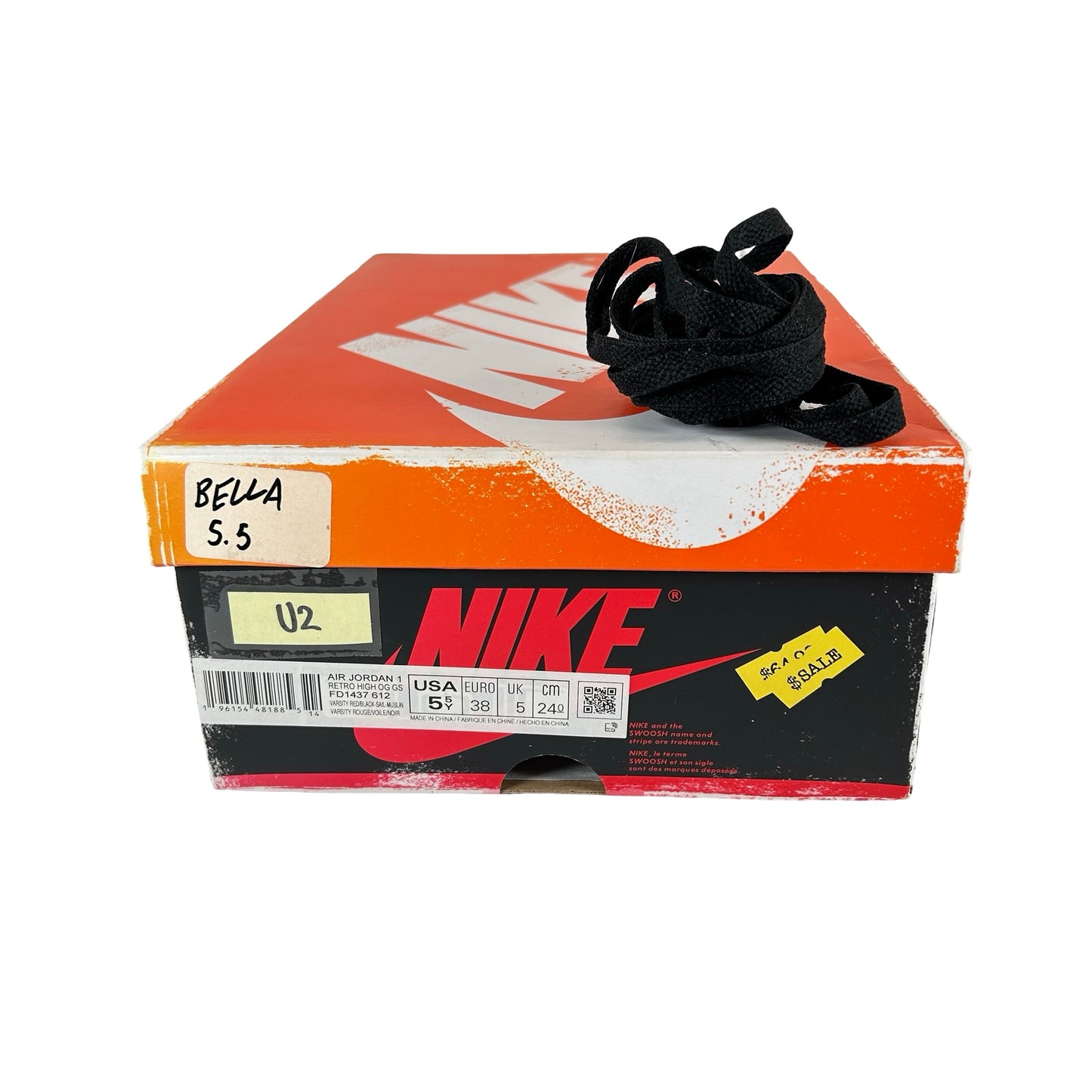 FD1437 612 Jordan 1 Retro High OG Chicago Lost and Found (GS) [USED] - 5.5 Y (Used2)