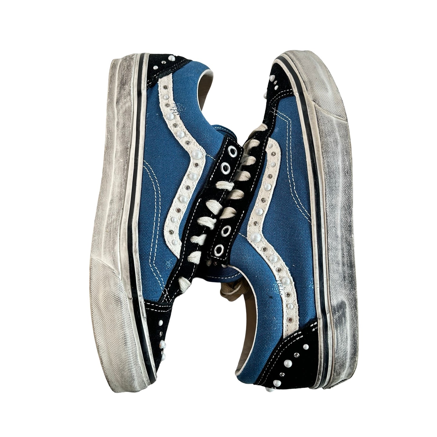 VN000E8VYA6 Vans LX Old Skool 36 Pearlized Pack Black Navy [USED] - 10 M (Used2)