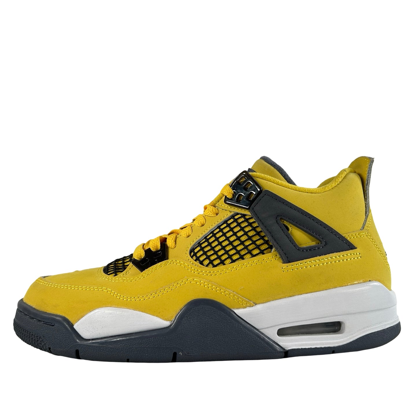 408452 700 Jordan 4 Retro Lightning (2021) (GS) [USED] - 5 Y (Used)