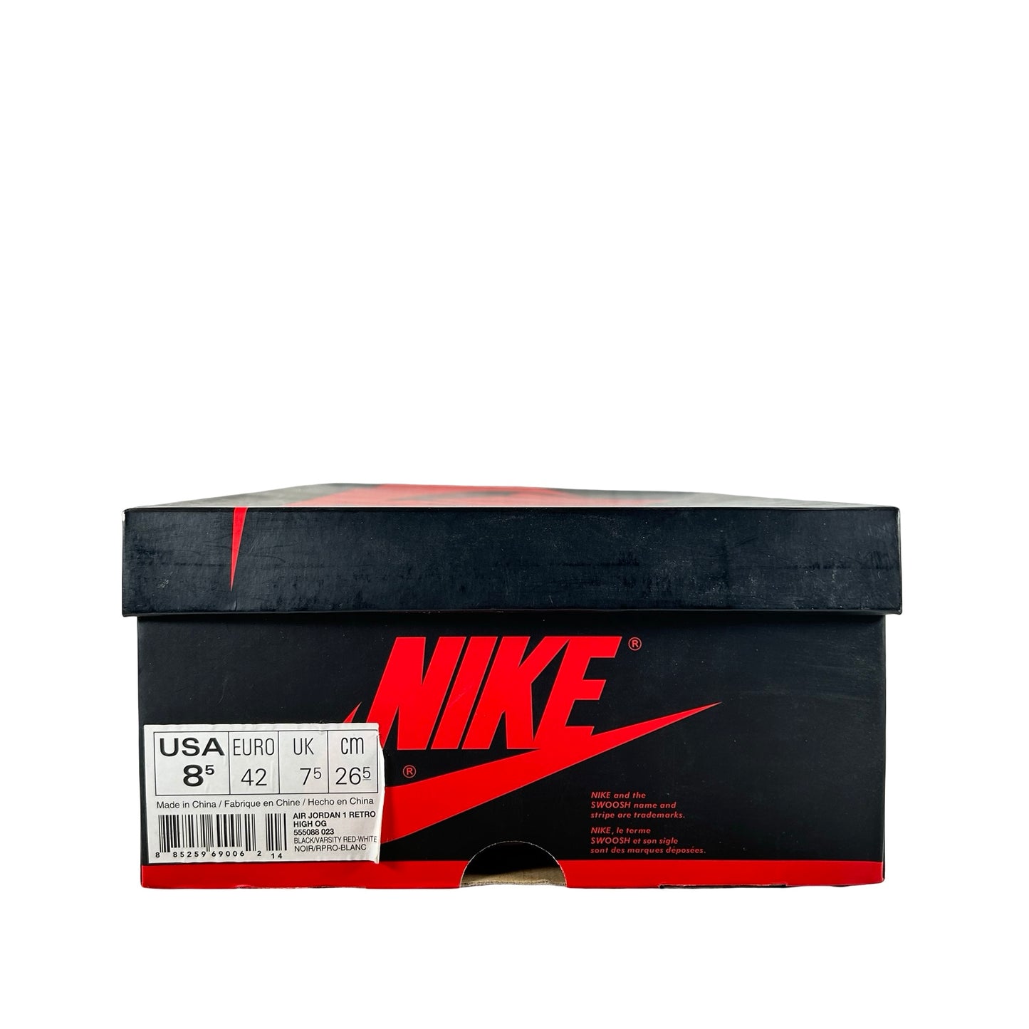 555088 023 Jordan 1 Retro Bred (2013) [USED] - 8.5 M (Used)