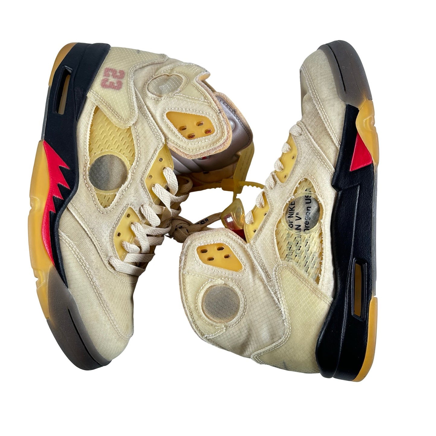 DH8565 100 Jordan 5 Off-White Sail [USED] - 8.5 M (Used3)