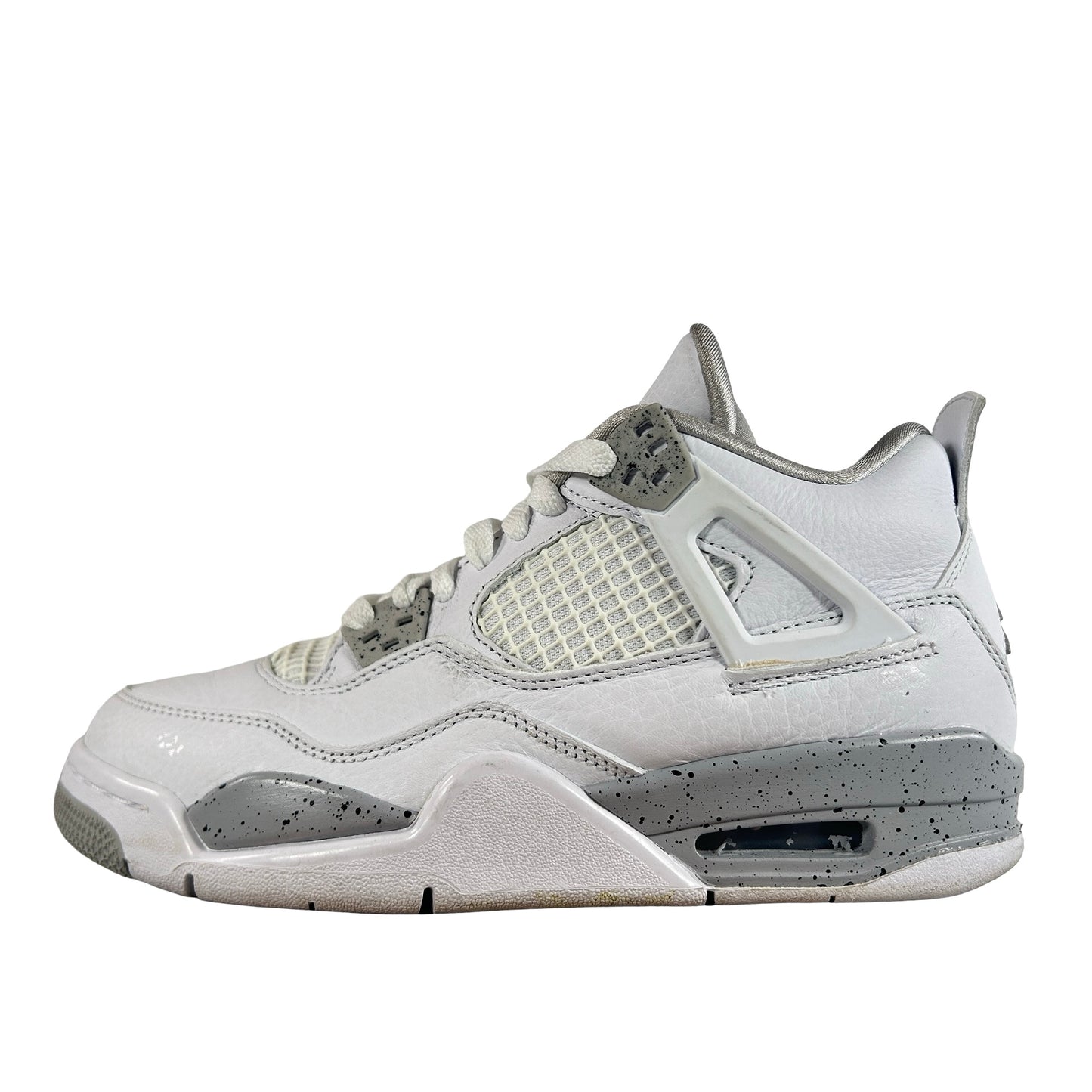 DJ4699 100 Jordan 4 Retro White Oreo (2021) (GS) [USED] - 5 Y (Used2)