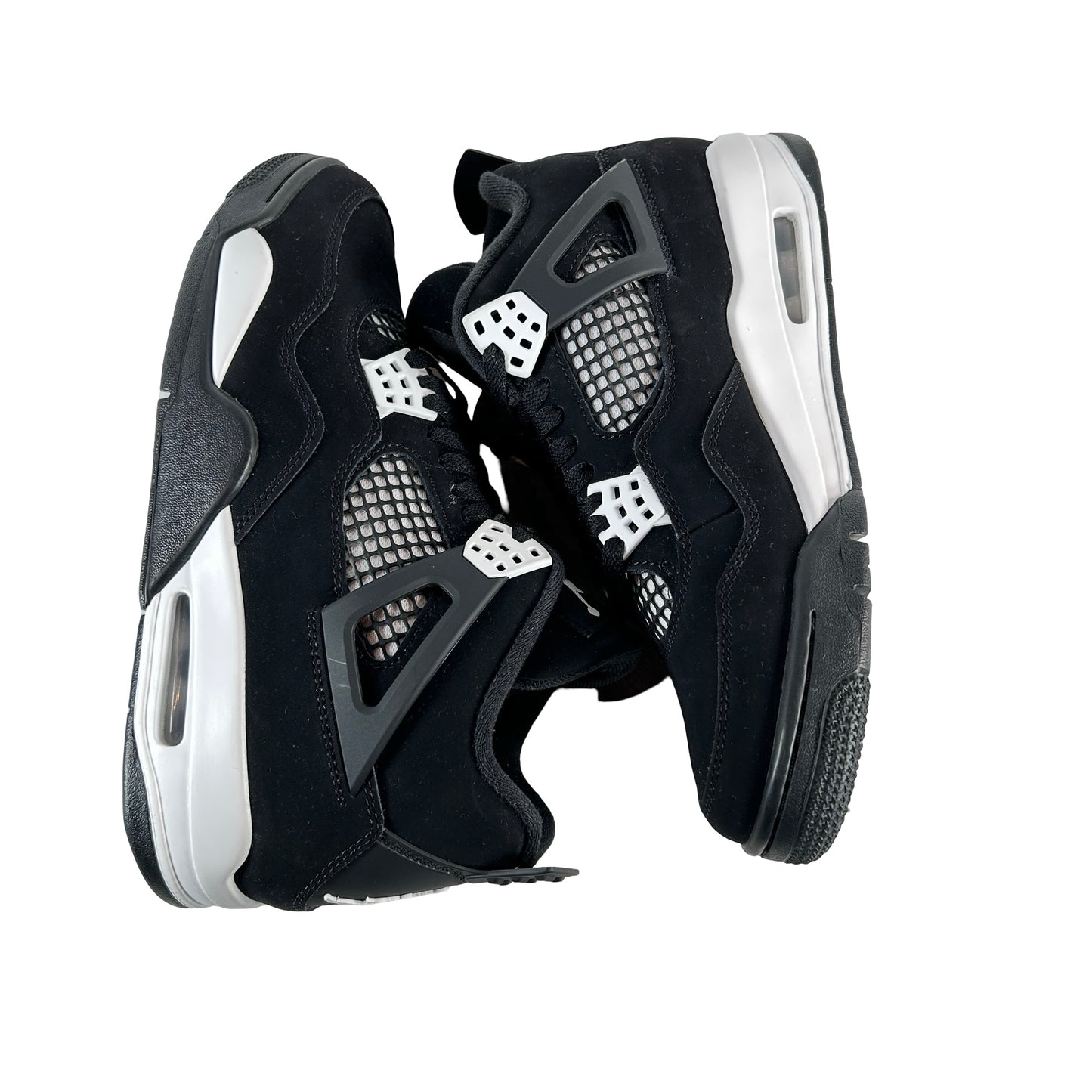 FQ8138 001 Jordan 4 Retro White Thunder [USED] - 8 M (Used) (No Box)
