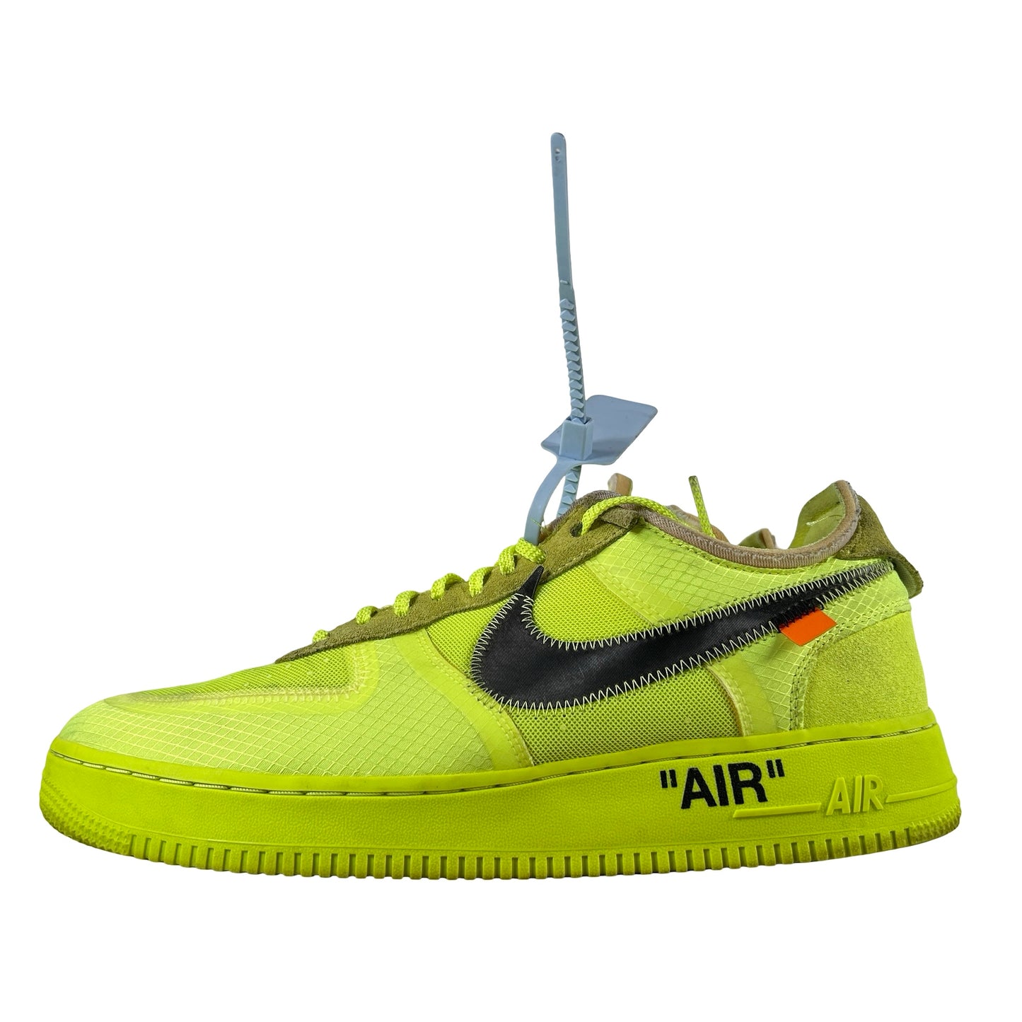 AO4606 700 Nike Air Force 1 Low Off-White Volt [USED] - 11.5 M (Used) (No box)