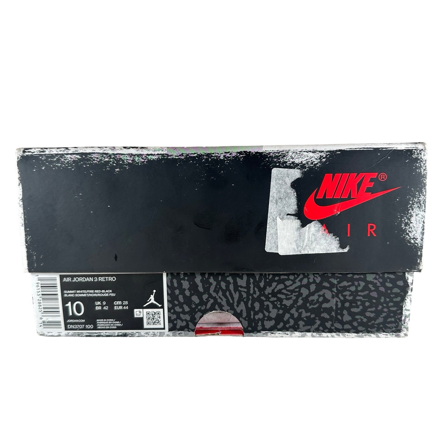 DN3707 100 Jordan 3 Retro White Cement Reimagined [USED] - 10 M (Used10)