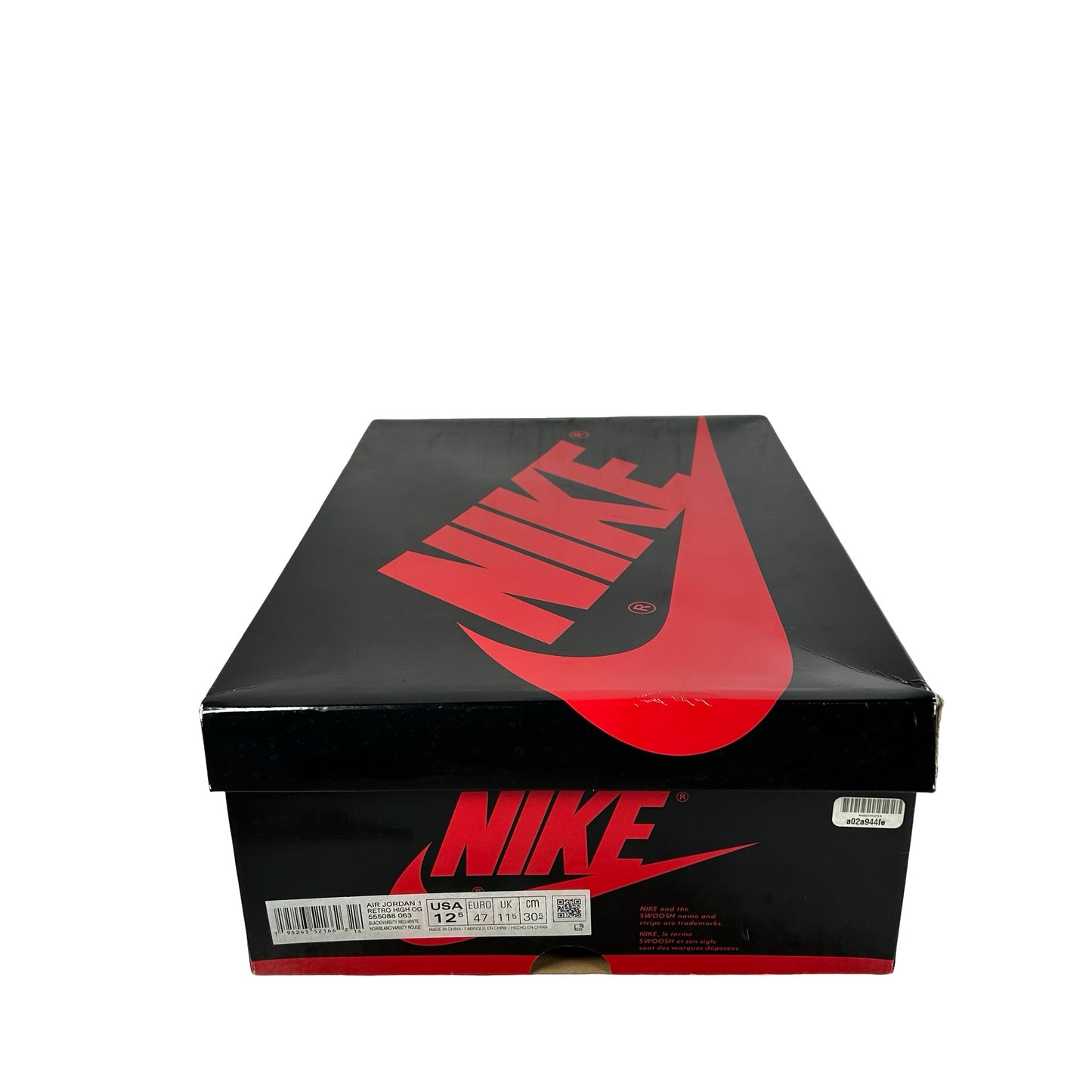 555088 063 Jordan 1 Retro High OG Patent Bred [USED] - 12.5 M (Used)