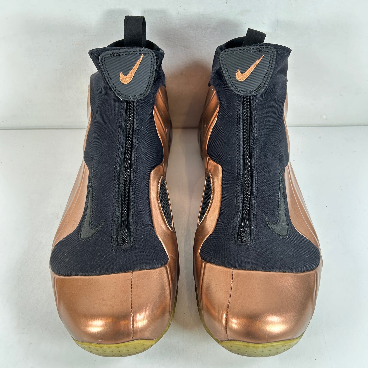 658109 800 Nike Air Flightposite Copper (2014) [USED] - 11.5 M (Used) (No Box)