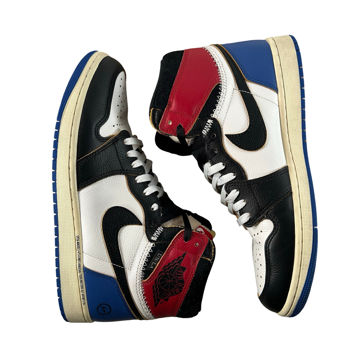 IO7847 002 Jordan 1 Retro High OG SP Fragment x Union LA Varsity Red Sport Royal [USED] - 10 M (Used4)