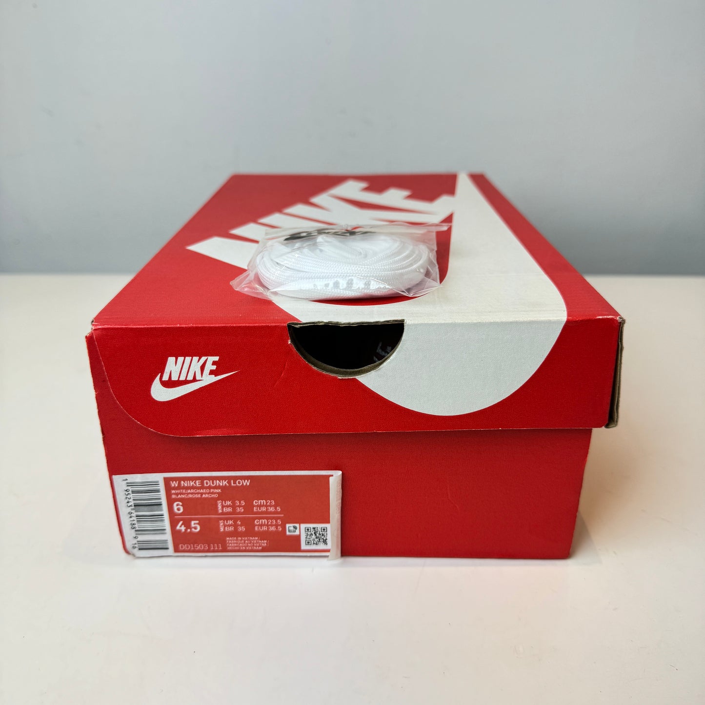DD1503 111 Dunk Low Archeo Pink [USED] - 6 W (Used)