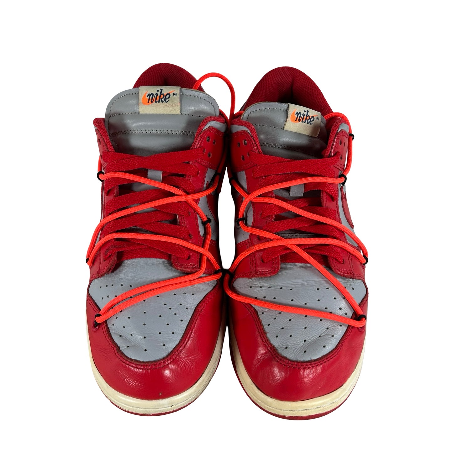 CT0856 600 Nike Dunk Low Off-White University Red [USED] - 10 M (Used3)