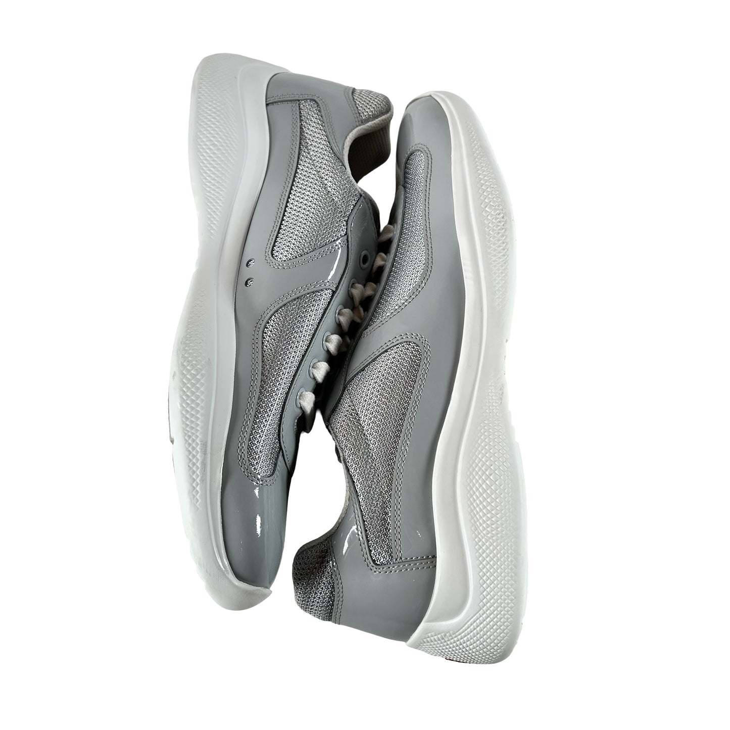 4E3400 ASZ F0I79 F G000 Prada America's Cup Pearl Silver [USED] - Prada 7 (Used) (No Box)