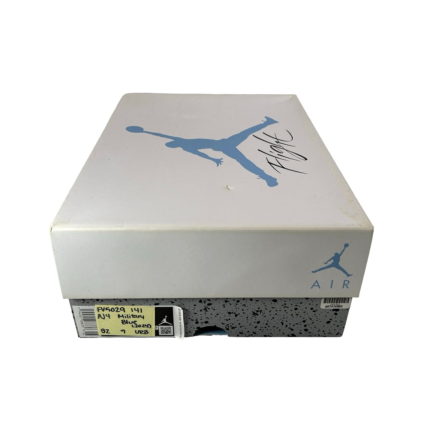 FV5029 141 Jordan 4 Retro Military Blue (2024) [USED] - 9 M (Used) (Replace Box)