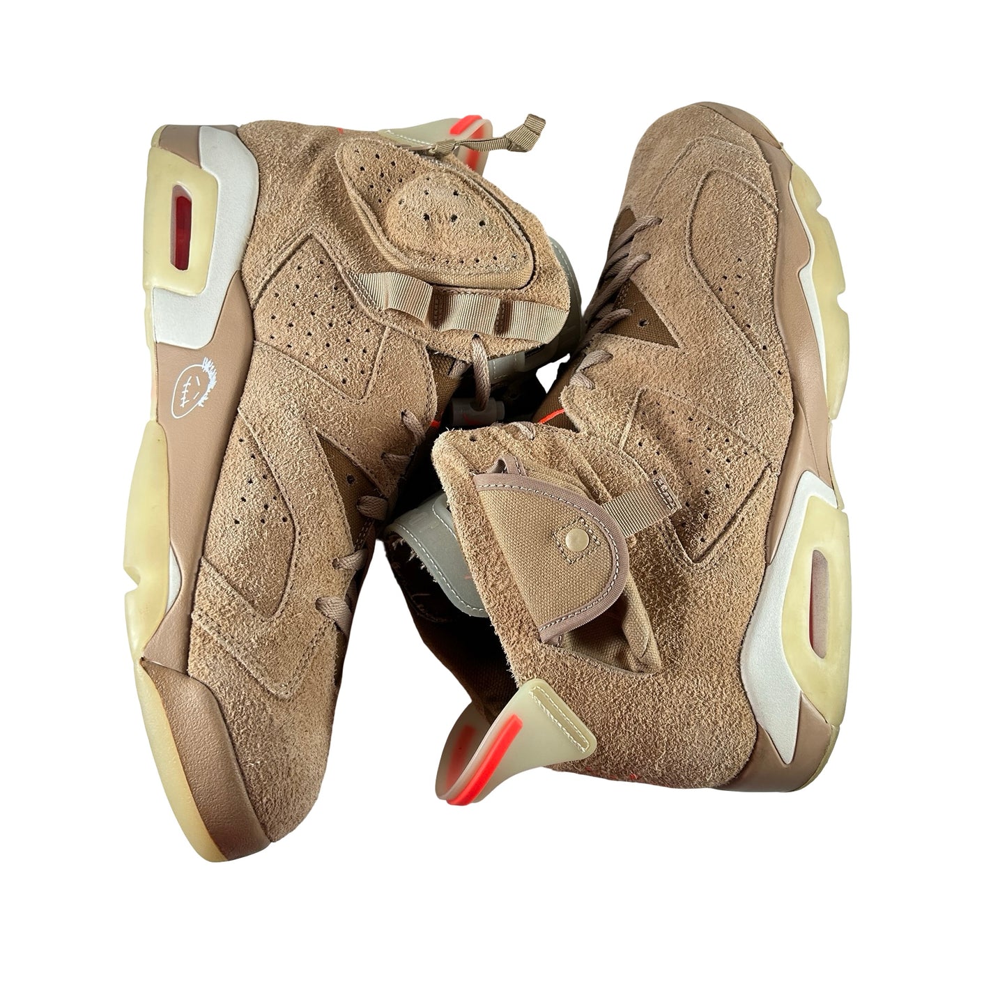 DH0690 200 Jordan 6 Retro Travis Scott British Khaki [USED] - 13 M (Used) (No Box)