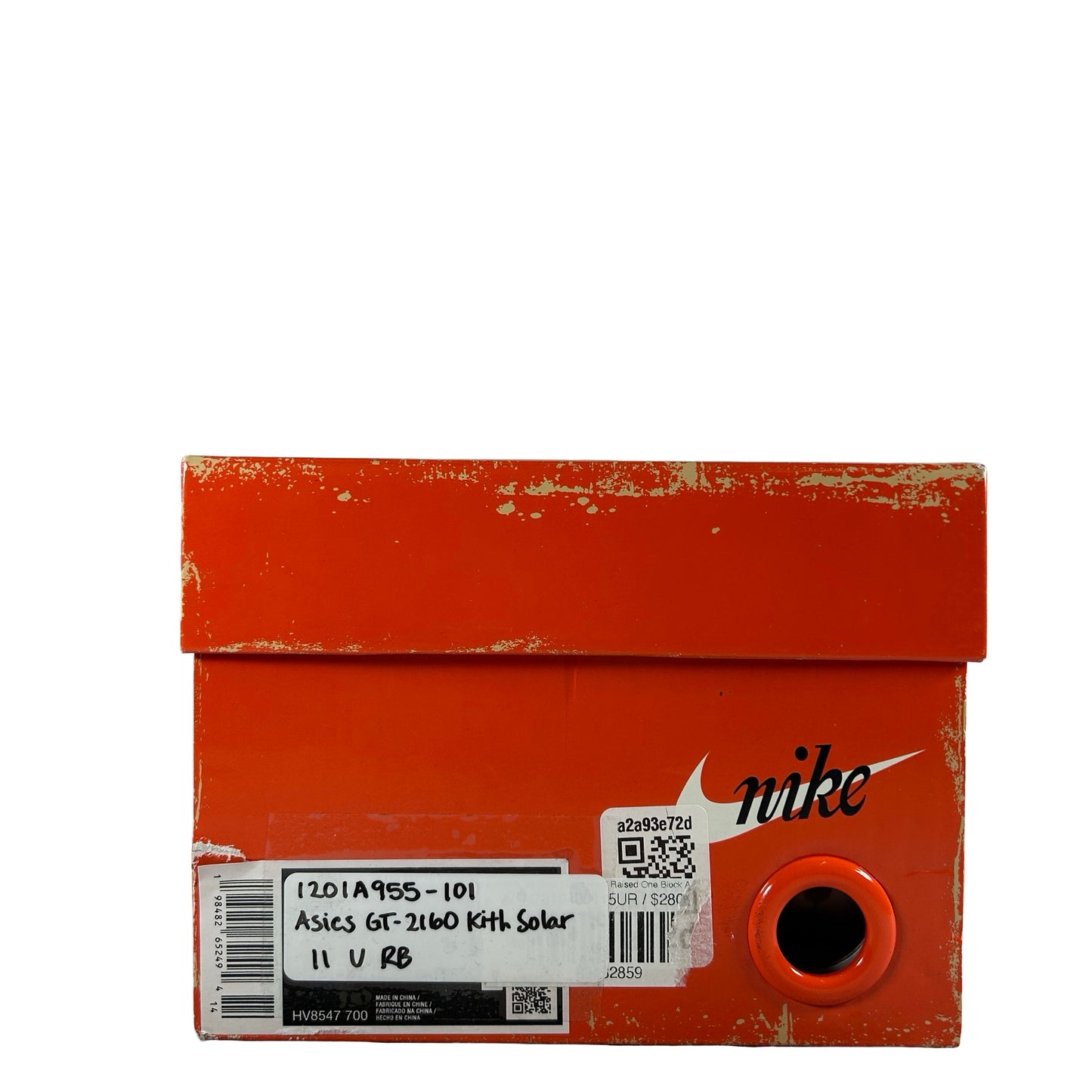 1201A955 101 ASICS GT-2160 Kith Cream Solar Power [USED] - 11 M (Used) (Replace Box)