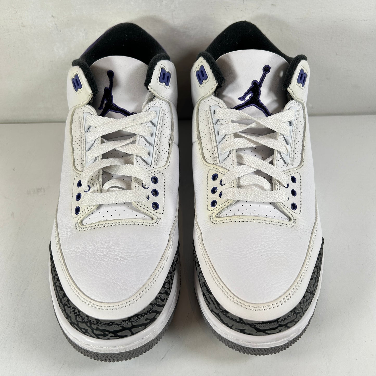 CT8532 105 Jordan 3 Retro Dark Iris [USED] - 8.5 M (Used)