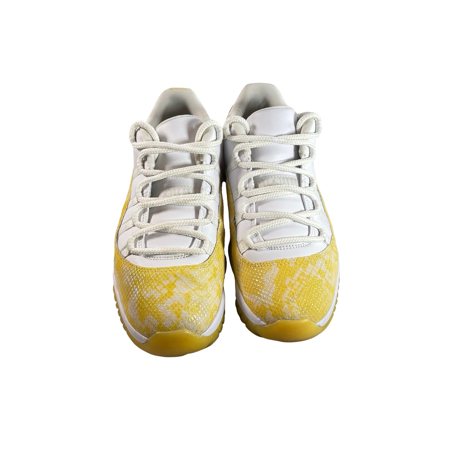 AH7860 107 Jordan 11 Retro Low Yellow Snakeskin (Women's) [USED] - 10 W (Used)