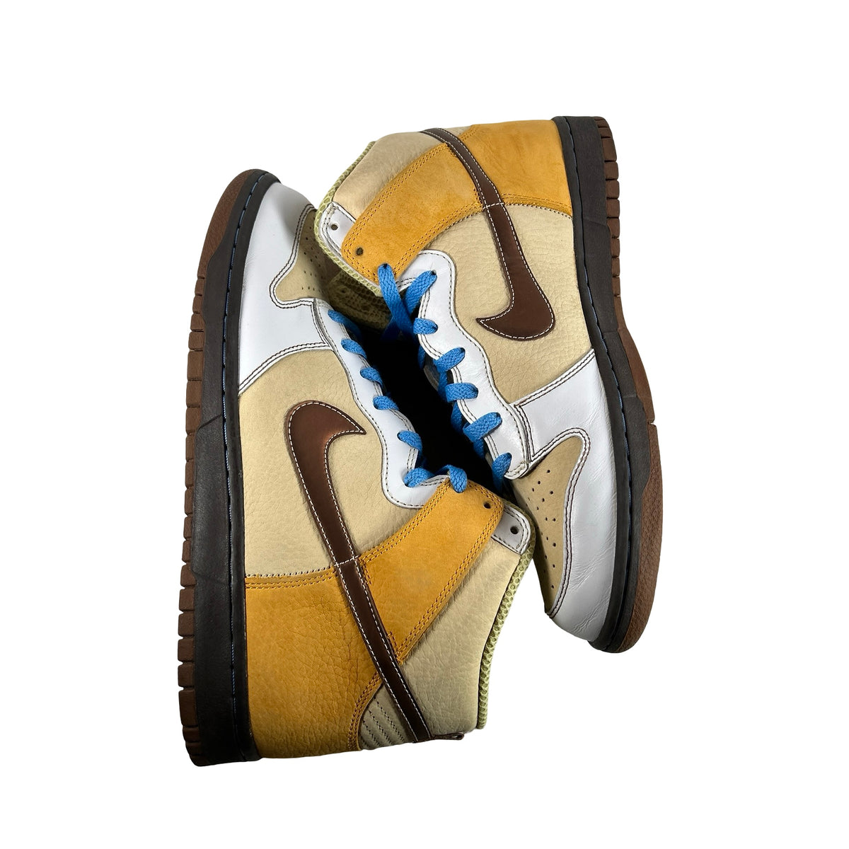 306968 721 Nike Dunk High Premium Vegas Gold Bison [USED] - 10 M (Used) (No Box)