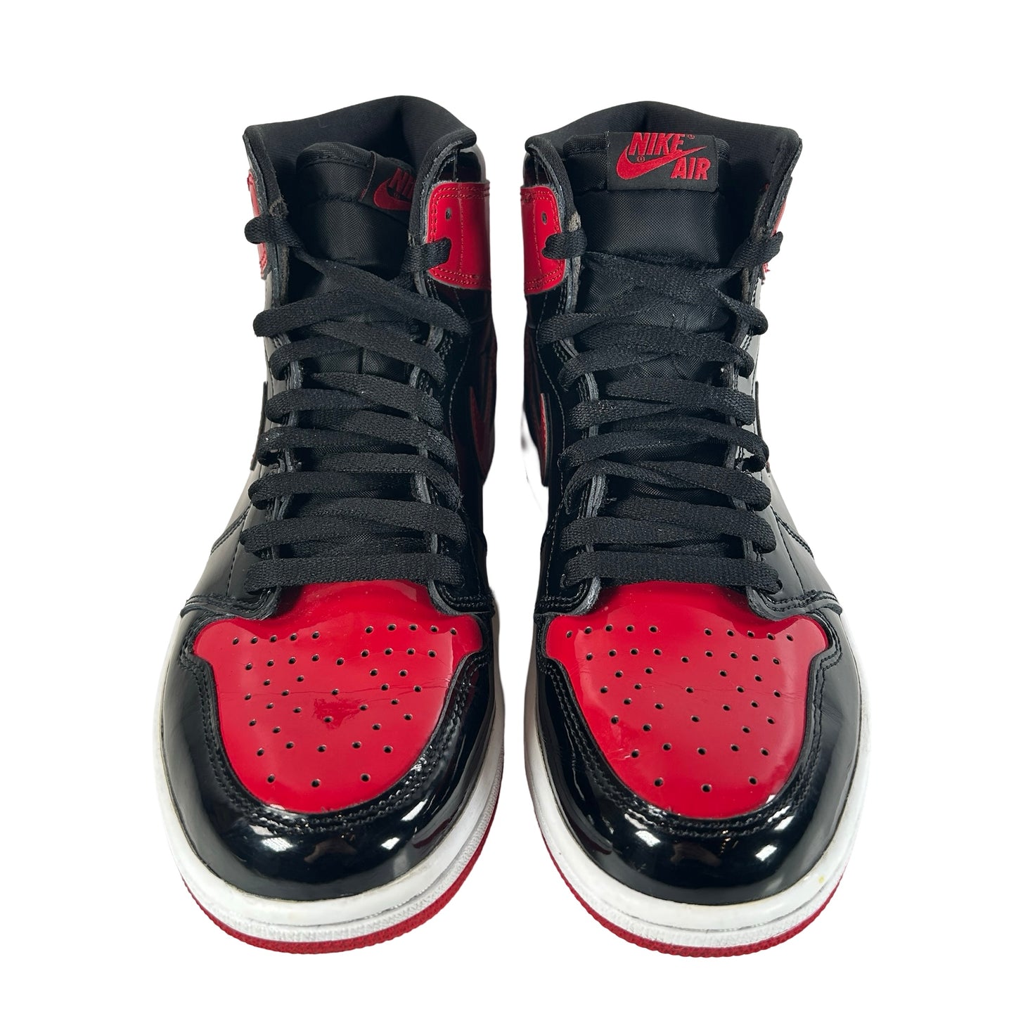 555088 063 Jordan 1 Retro High OG Patent Bred [USED] - 9.5 M (Used3)