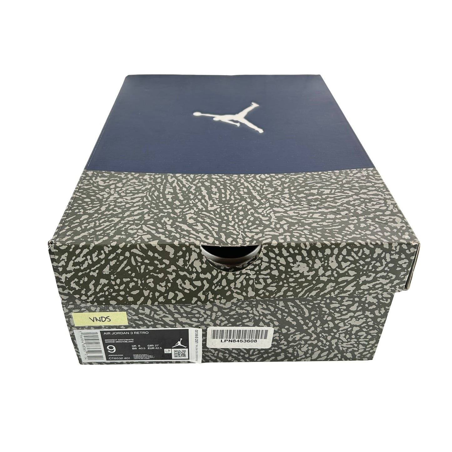 CT8532 401 Jordan 3 Georgetown [USED] - 9 M (VNDS)